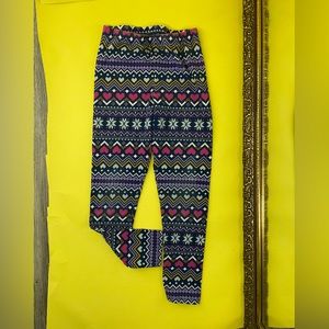 TRIBAL PATTERNED COTTON LEGGINGS